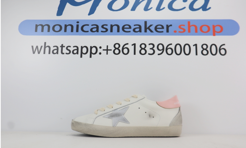 Golden Goose White & Pink Super-Star