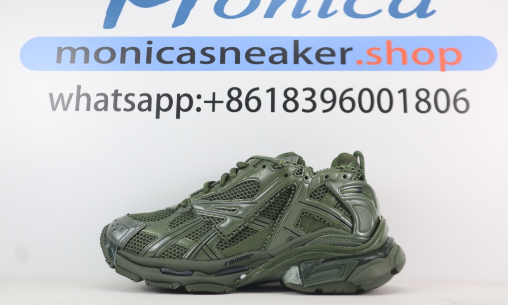 Balenciag Runner Leather Free Khaki